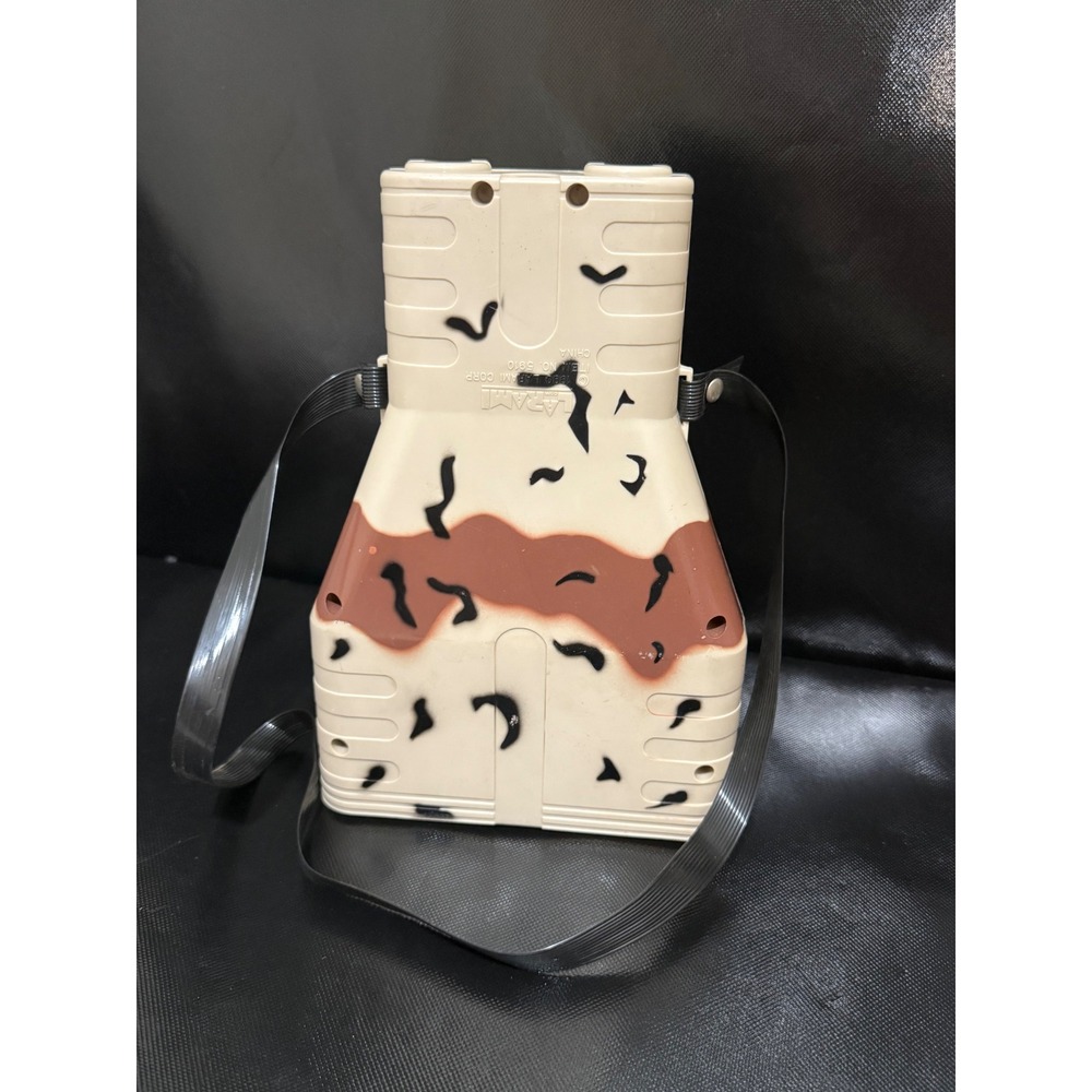 Vintage 1990 Larami Toy Binoculars Brown Tan Black Camo‎ Kids Pretend Play